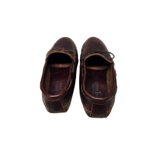 MINNETONKA  Driving Loafers Slip On Casual Size 10 Brown Leather - Picture 3 of 6